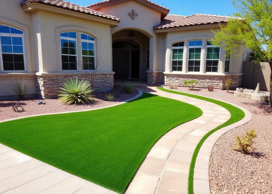 Front Yard Makeover after