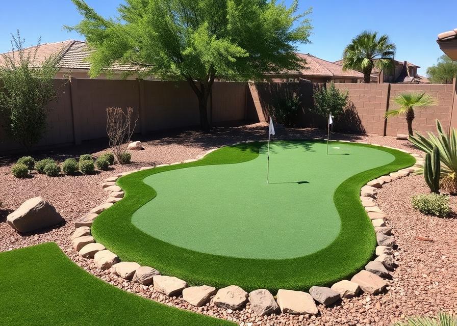 Putting Green Install after