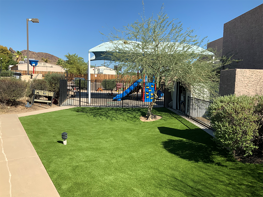 Aleph Bet Preschool Artificial Grass Installation